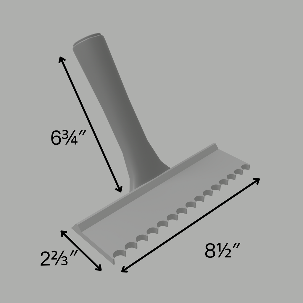 Fluted 1/2" – Basic Trowel