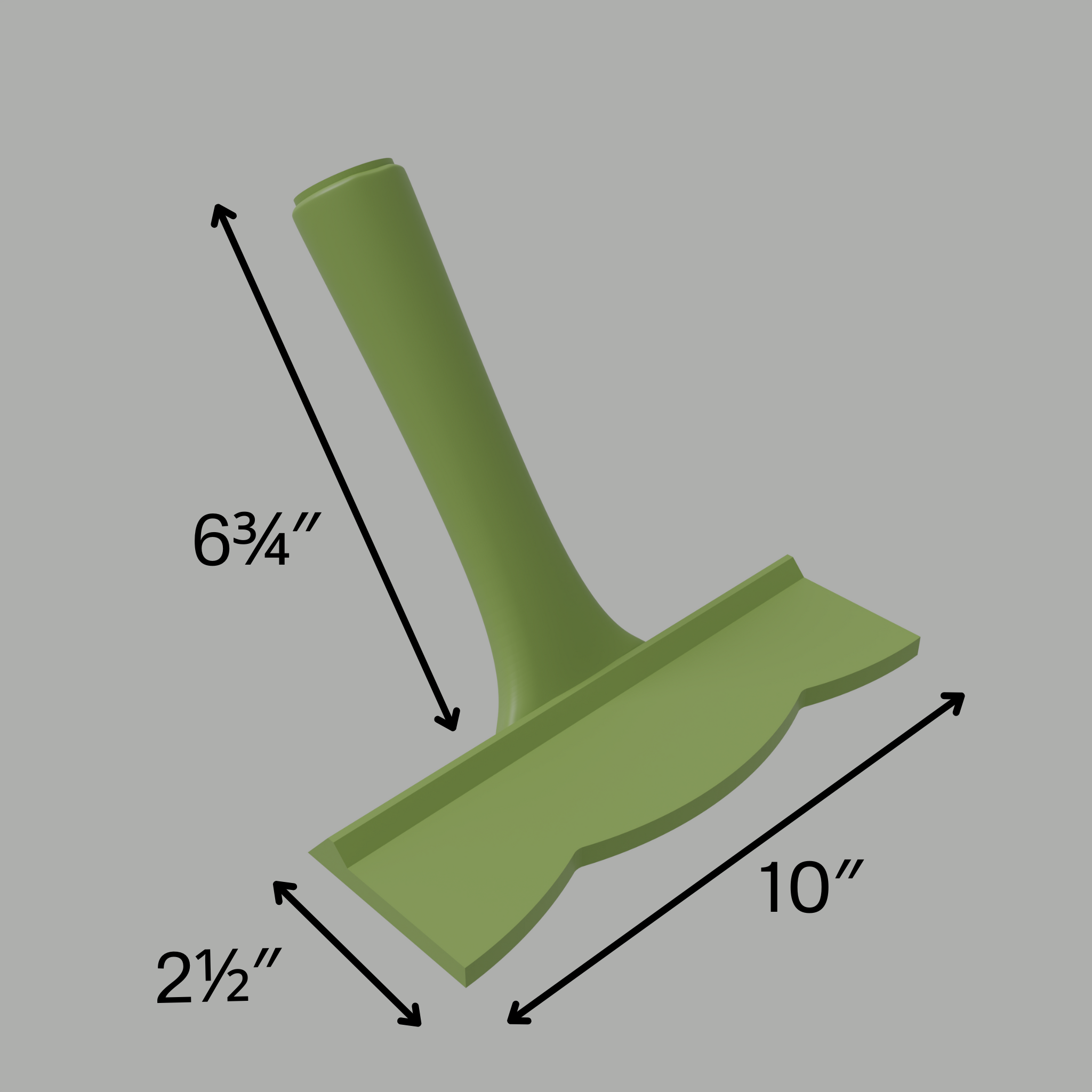 Ridged 4" – Basic Trowel