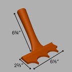 Fluted 2" (Classic) – Edge Trowel 2 1/2"