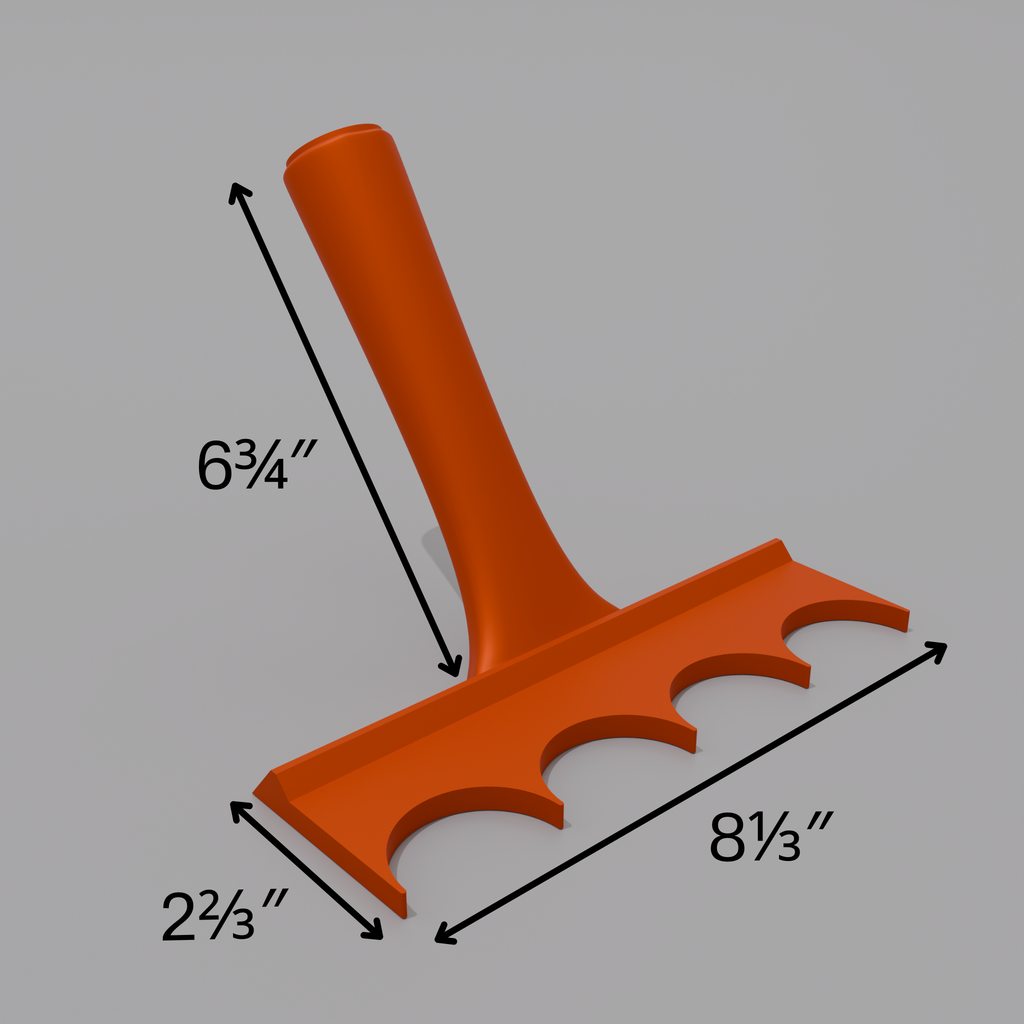 Fluted 2" (Classic) – Basic Trowel