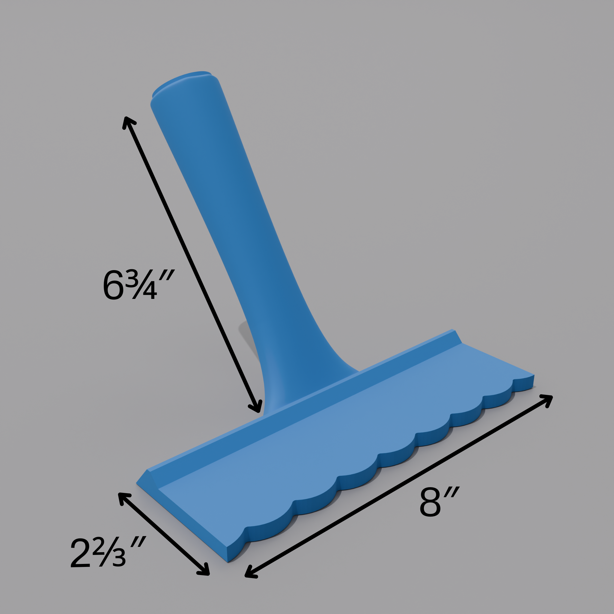 Ridged 1" – Starter Trowel