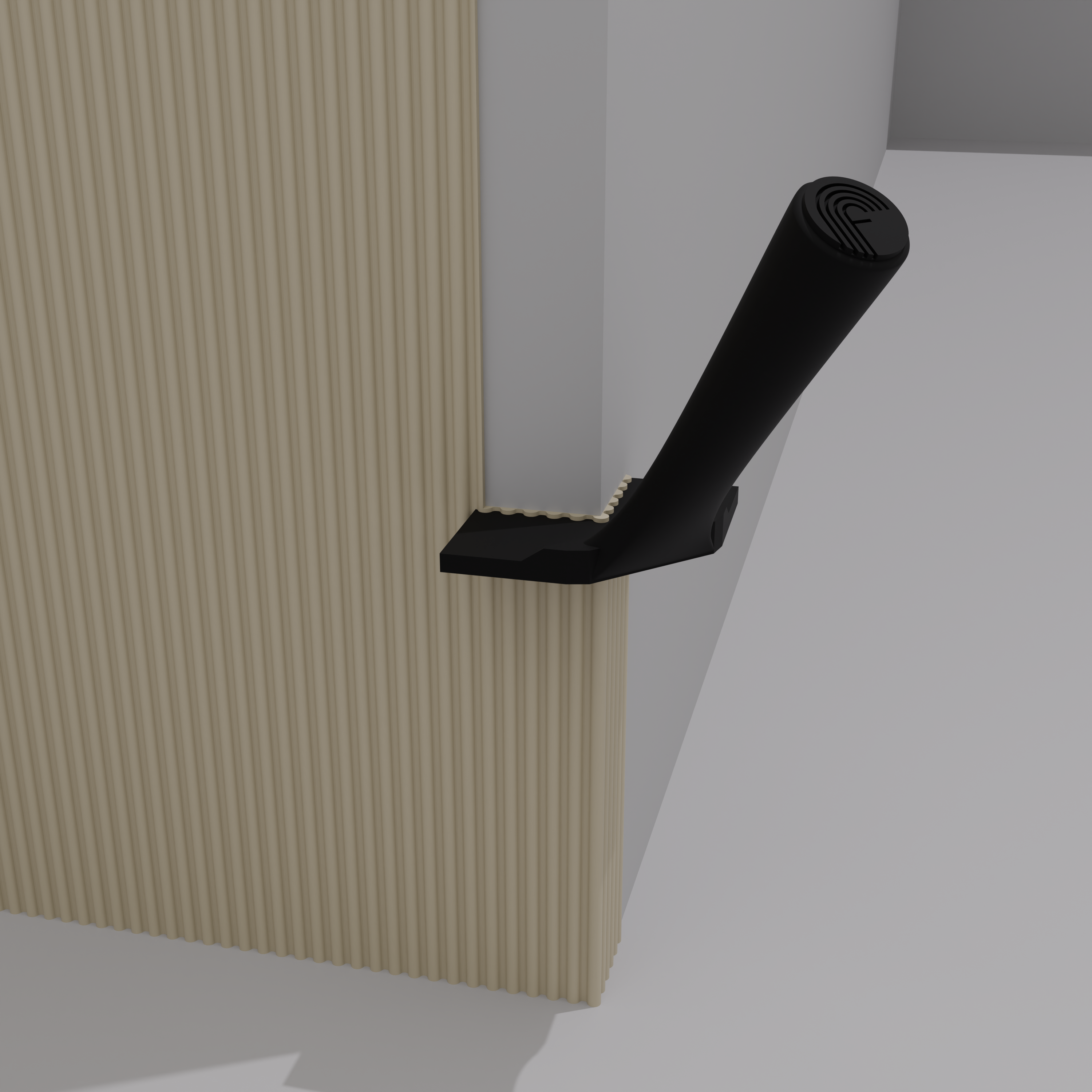 Fluted 1/4" – 90° Outer Corner Trowel