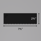 Fluted 1/4" – Profile Plate (Set of 3)