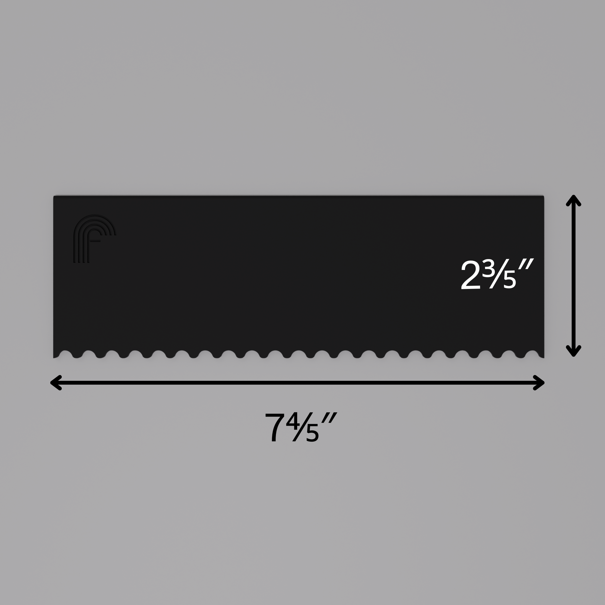 Fluted 1/4" – Profile Plate (Set of 3)