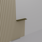 Fluted 1" (Gentle) – Profile Plate (Set of 3)