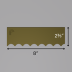 Fluted 1" (Gentle) – Profile Plate (Set of 3)