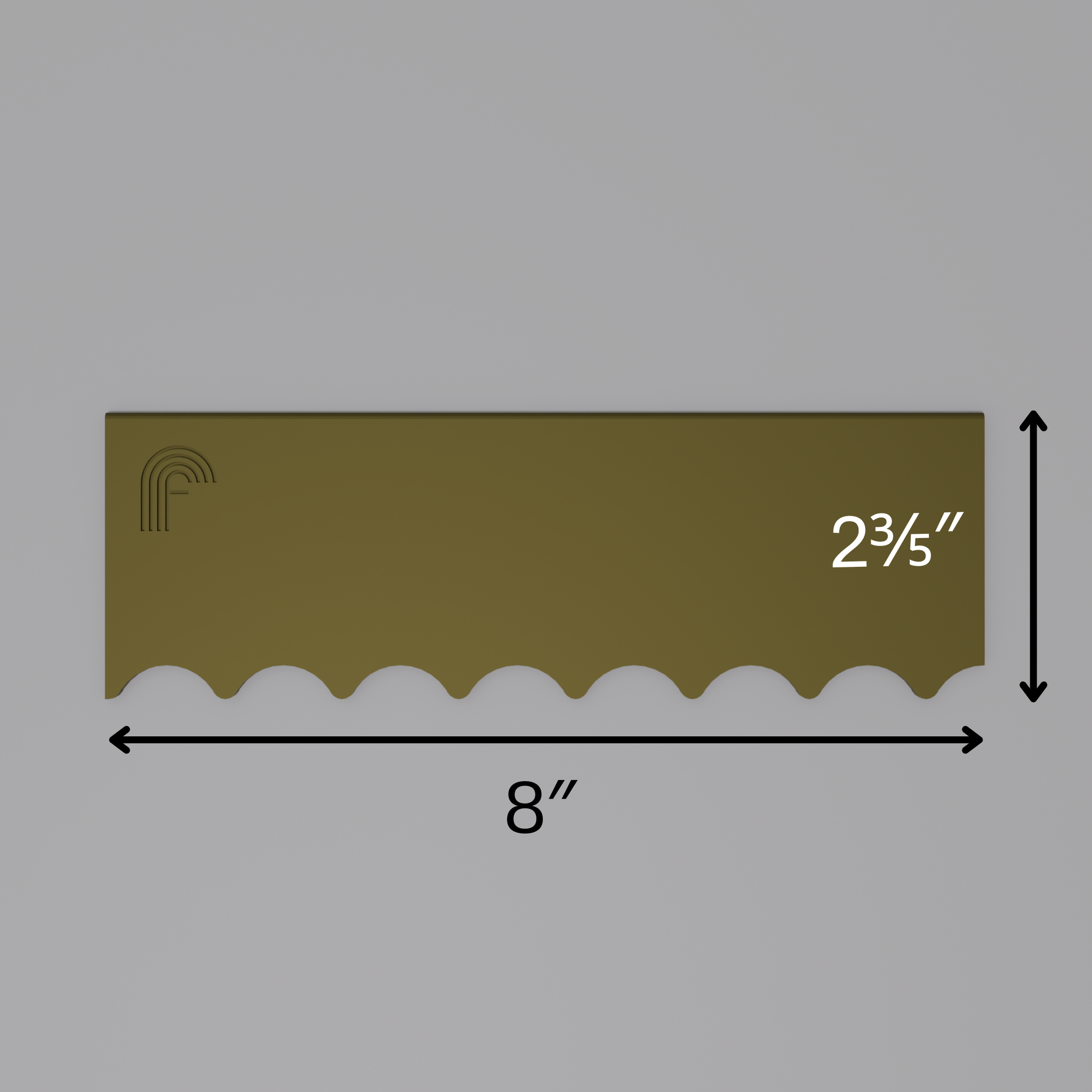 Fluted 1" (Gentle) – Profile Plate (Set of 3)