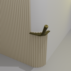 Fluted 1" (Gentle) – Outer Rounded Corner Trowel