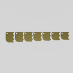 Fluted 1" (Gentle) – Connectors (Set of 7)