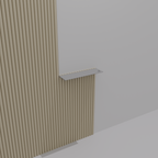 Fluted 1/2" – Profile Plate (Set of 3)