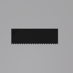 Fluted 1/4" – Profile Plate (Set of 3)