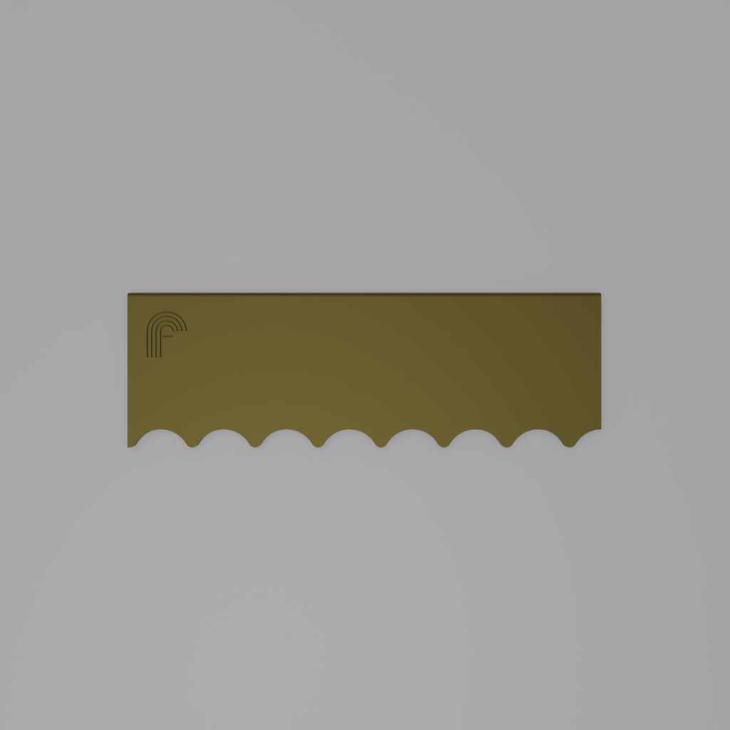 Fluted 1" (Gentle) – Profile Plate (Set of 3)