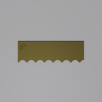 Fluted 1" (Gentle) – Profile Plate (Set of 3)