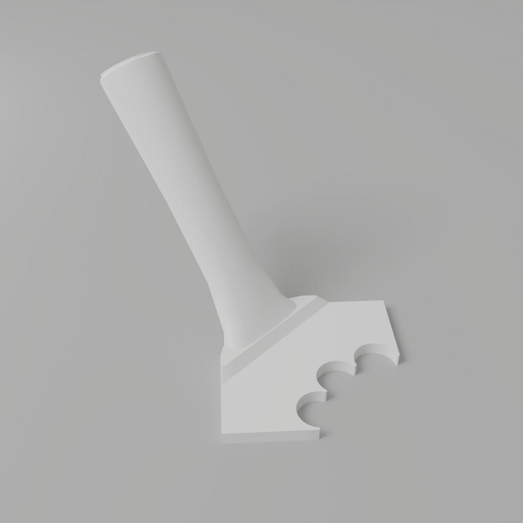 Fluted 1" – Outer Rounded Corner Trowel