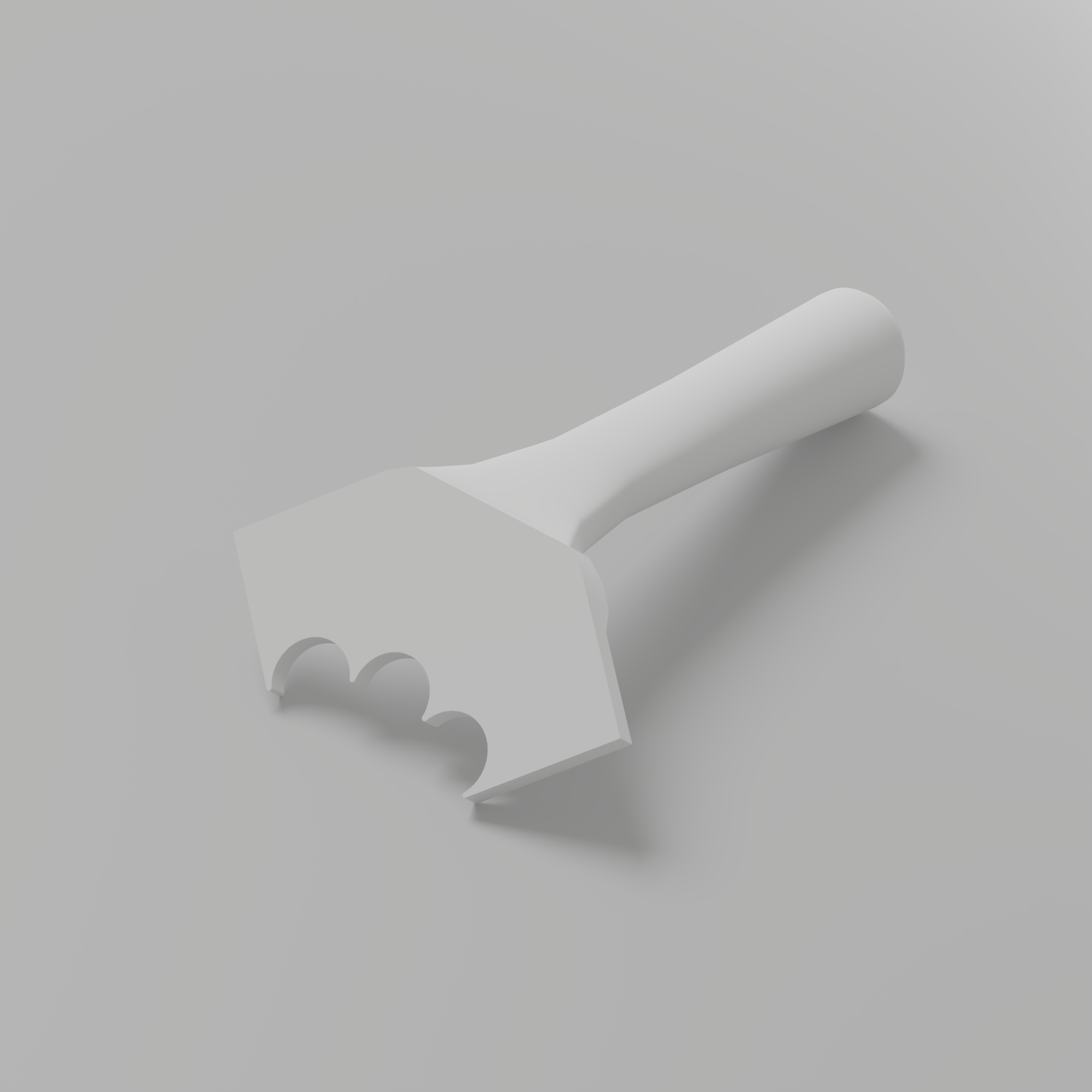 Fluted 1" – Outer Rounded Corner Trowel