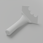 Fluted 1" – Outer Rounded Corner Trowel