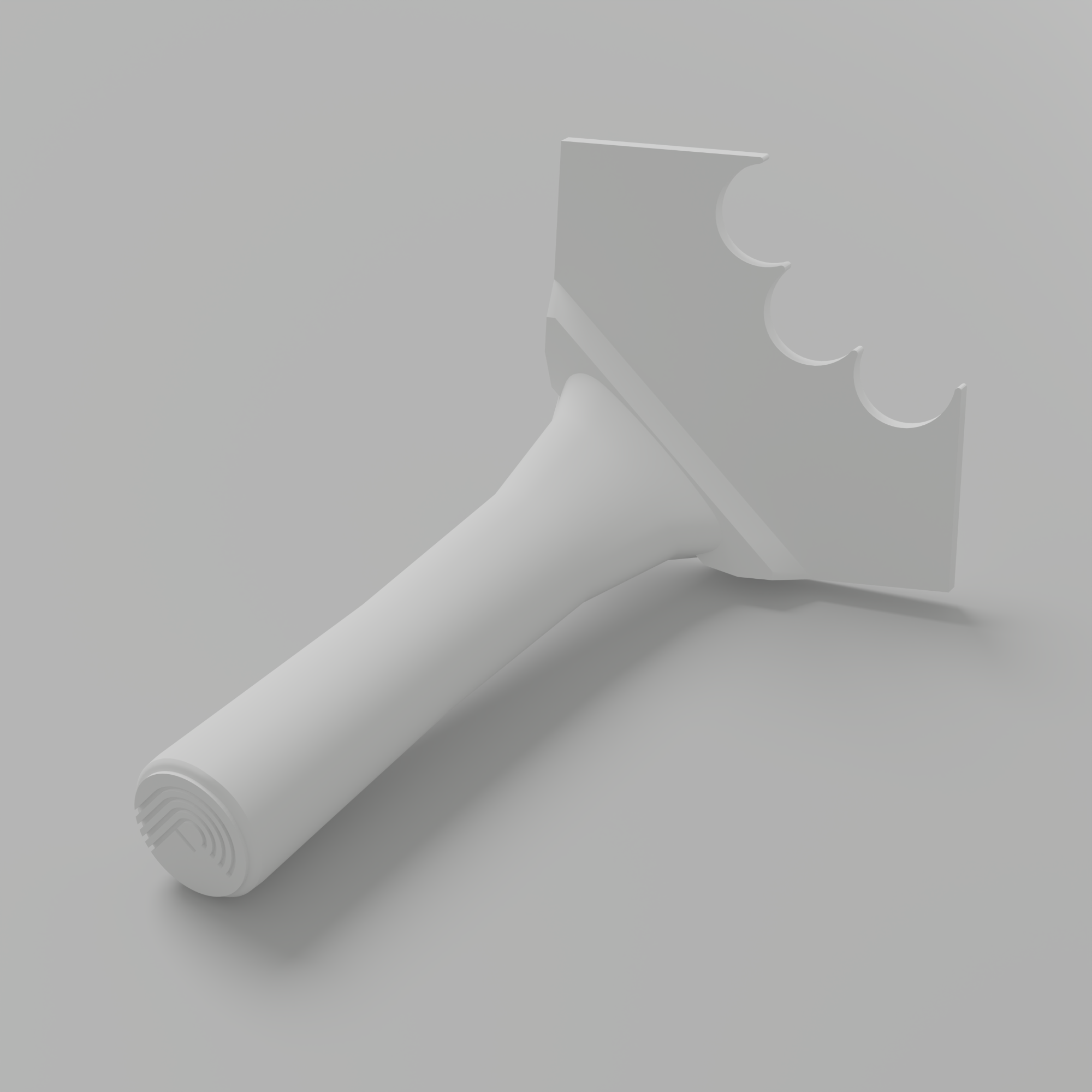 Fluted 1" – Outer Rounded Corner Trowel