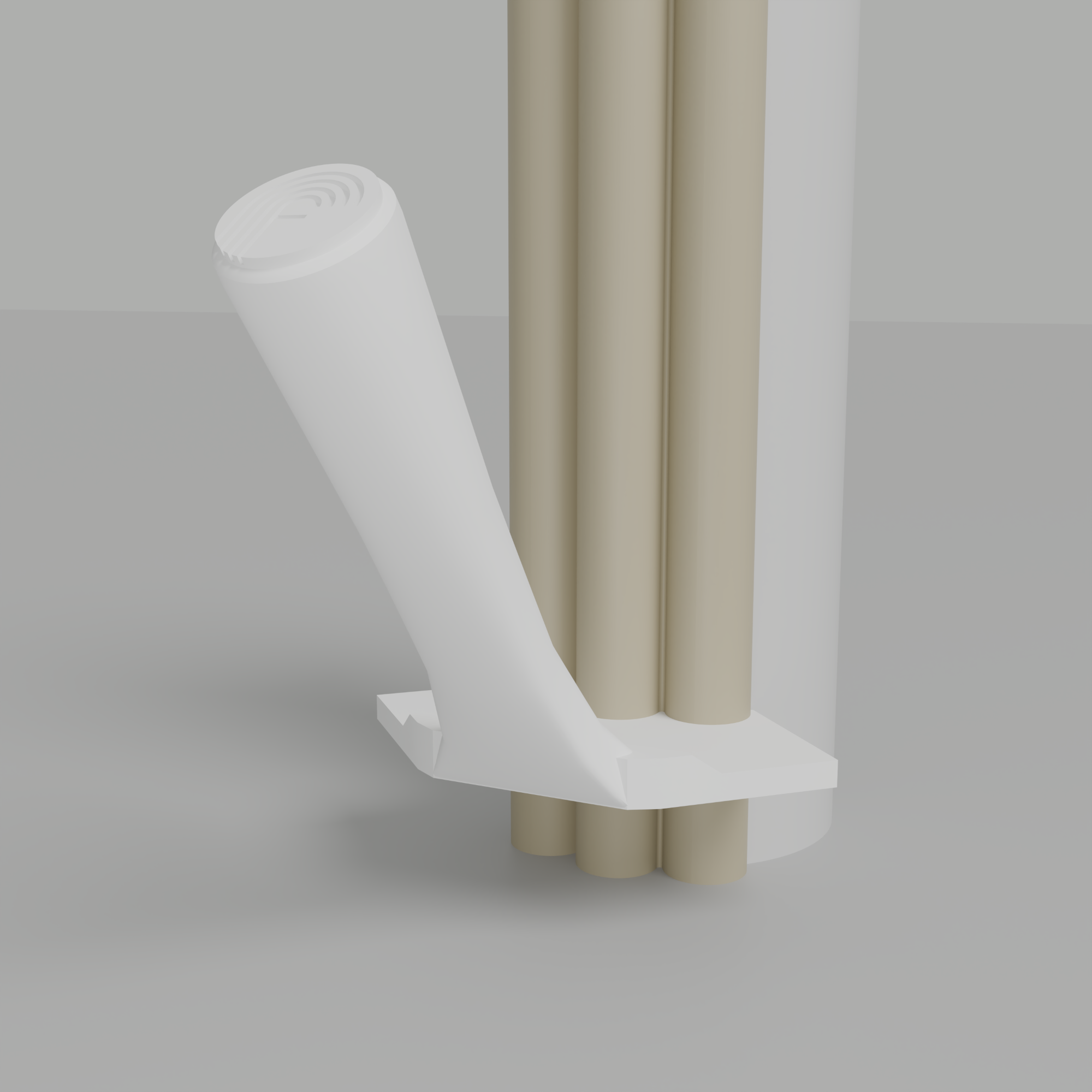 Fluted 1" – Outer Rounded Corner Trowel