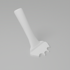 Fluted 1" – Inner Rounded Trowel