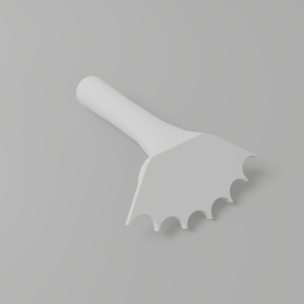 Fluted 1" – Inner Rounded Trowel