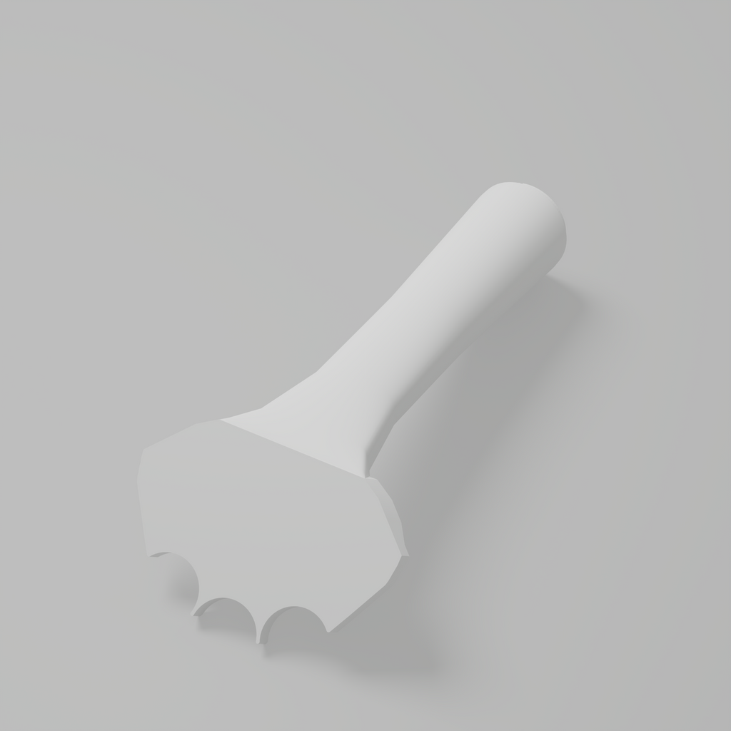 Fluted 1" – Inner Rounded Trowel