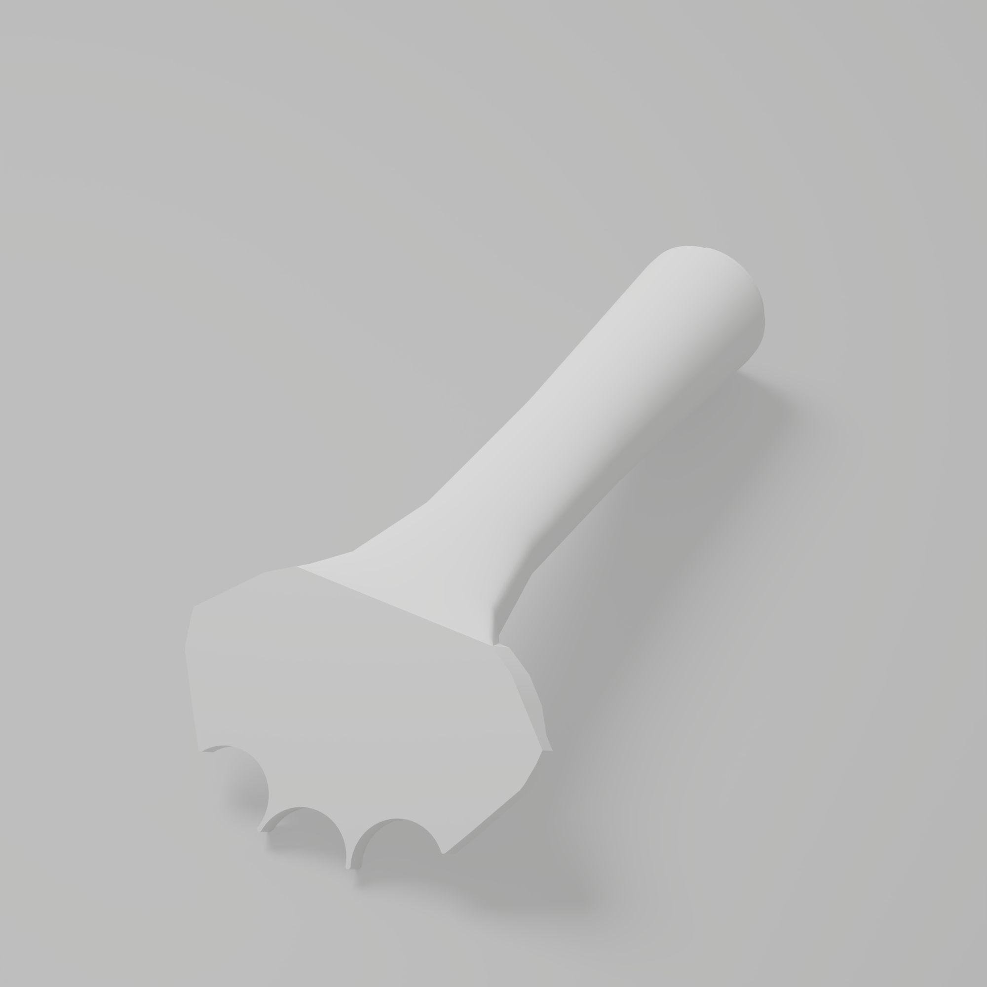 Fluted 1" – Inner Rounded Trowel