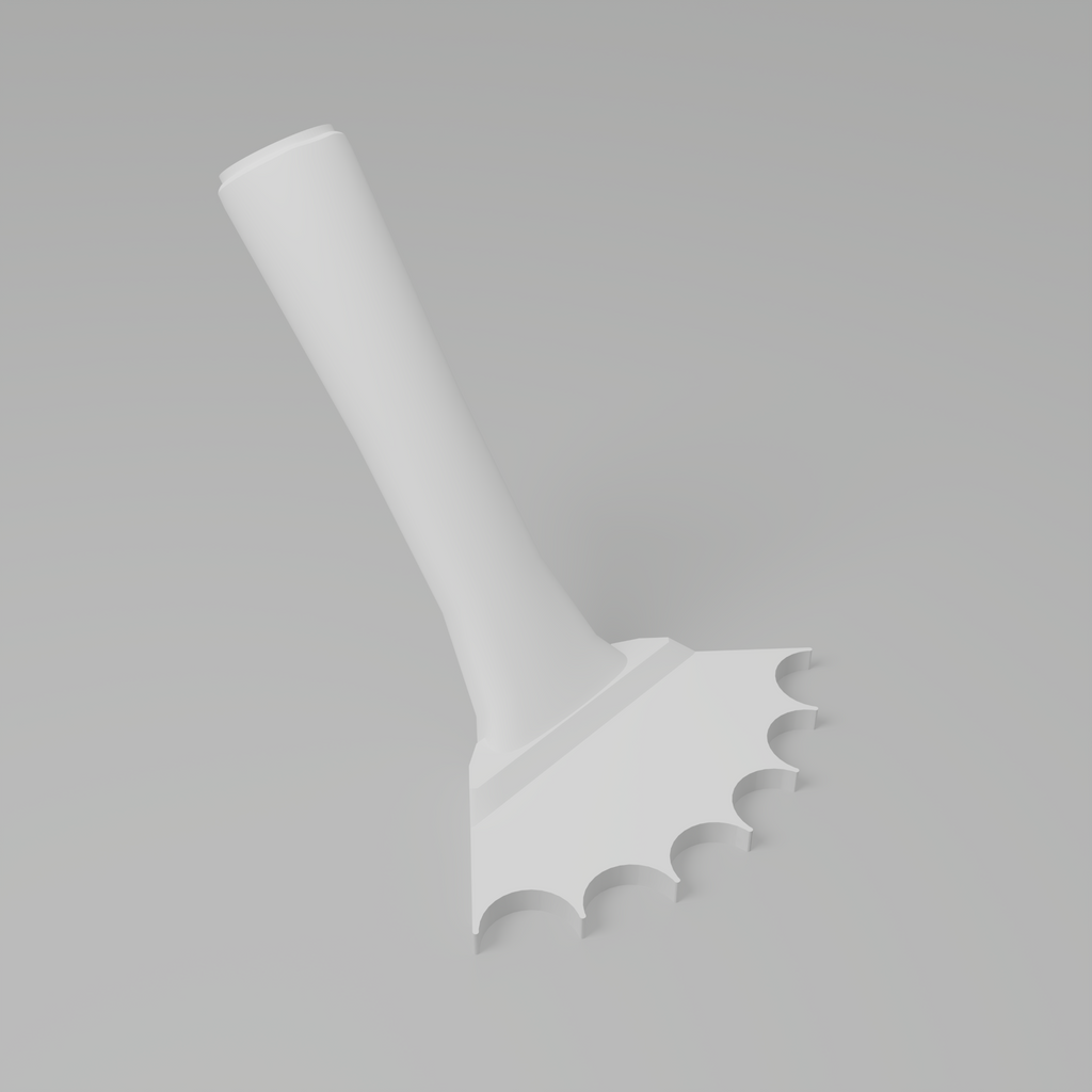 Fluted 1" – Inner Rounded Trowel