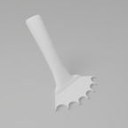 Fluted 1" – Inner Rounded Trowel
