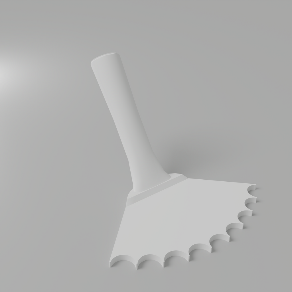 Fluted 1" – Inner Rounded Trowel