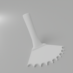 Fluted 1" – Inner Rounded Trowel