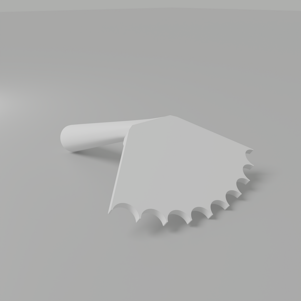 Fluted 1" – Inner Rounded Trowel