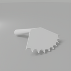 Fluted 1" – Inner Rounded Trowel