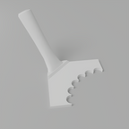 Fluted 1" – Outer Rounded Corner Trowel