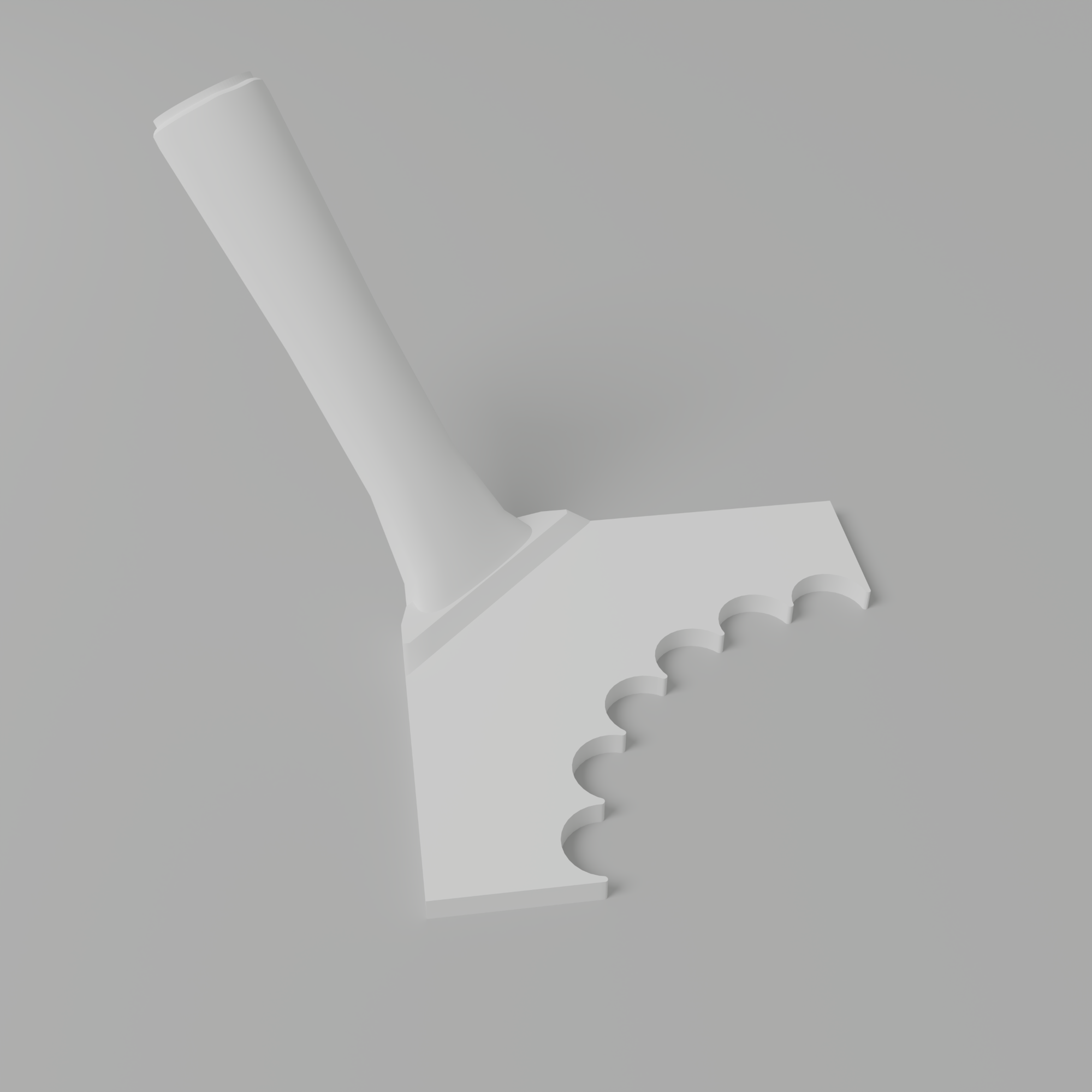 Fluted 1" – Outer Rounded Corner Trowel
