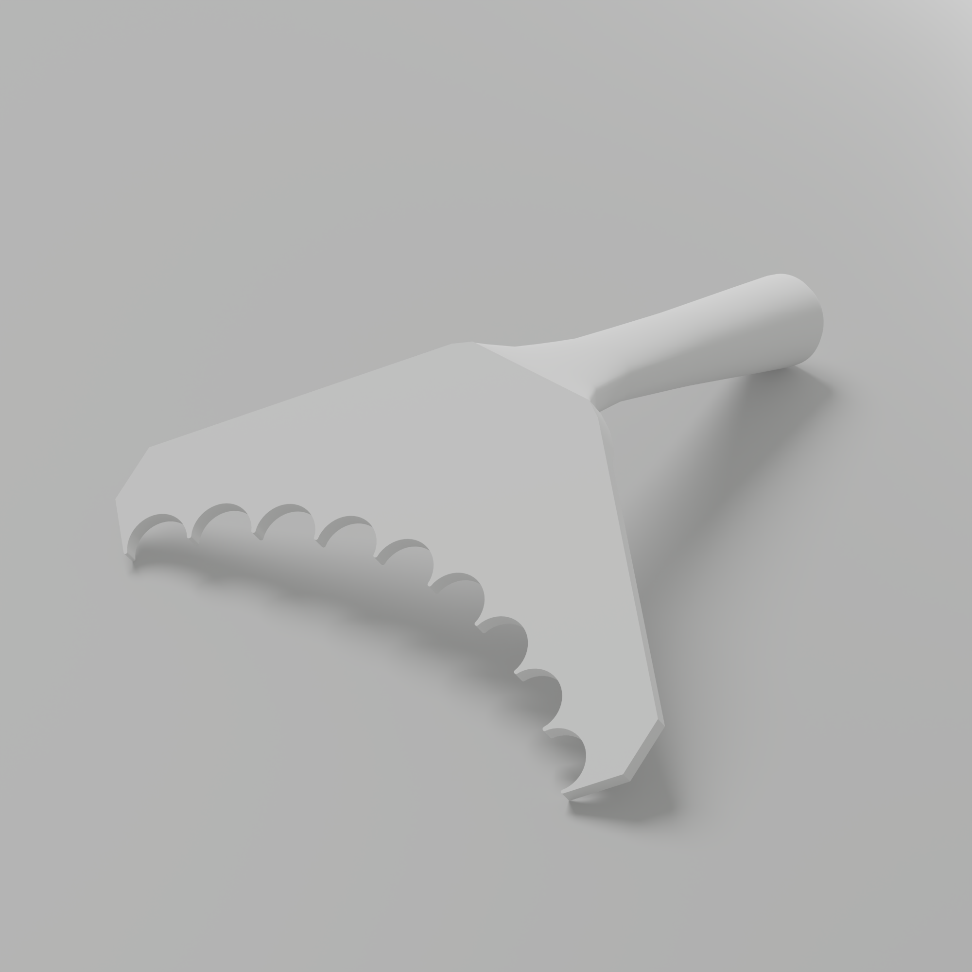 Fluted 1" – Outer Rounded Corner Trowel