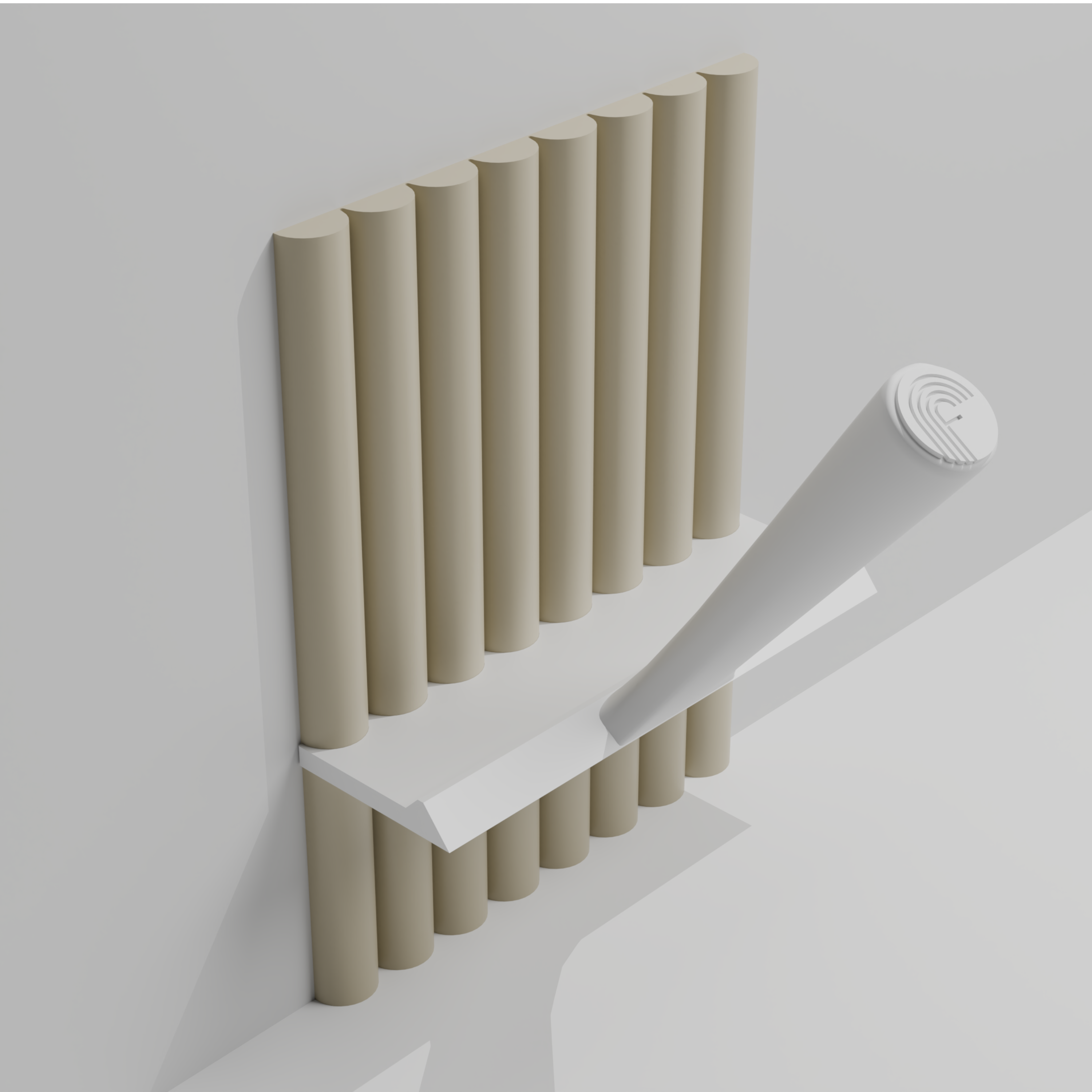 Fluted 1” - Basic Trowel