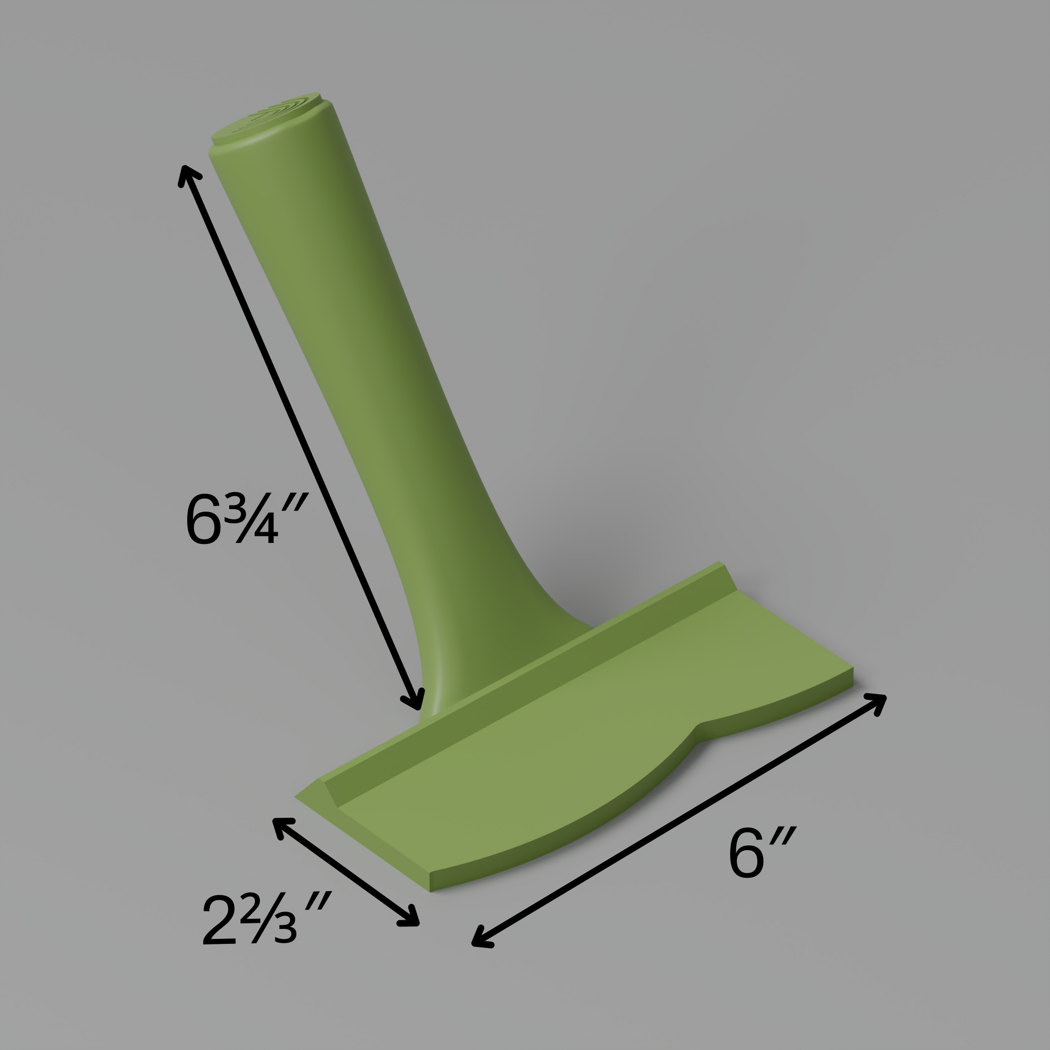 Ridged 4" – Edge Trowel 1+1/2