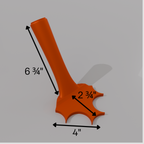 Fluted 2" (Classic) – 90° Inner Corner Trowel