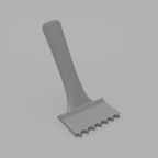 Fluted 1/2" – Edge Trowel