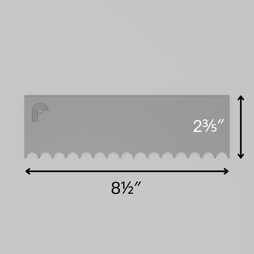 Fluted 1/2" – Profile Plate (Set of 3)