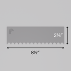 Fluted 1/2" – Profile Plate (Set of 3)