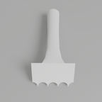 Fluted 1” - Edge Trowel 3+1/2