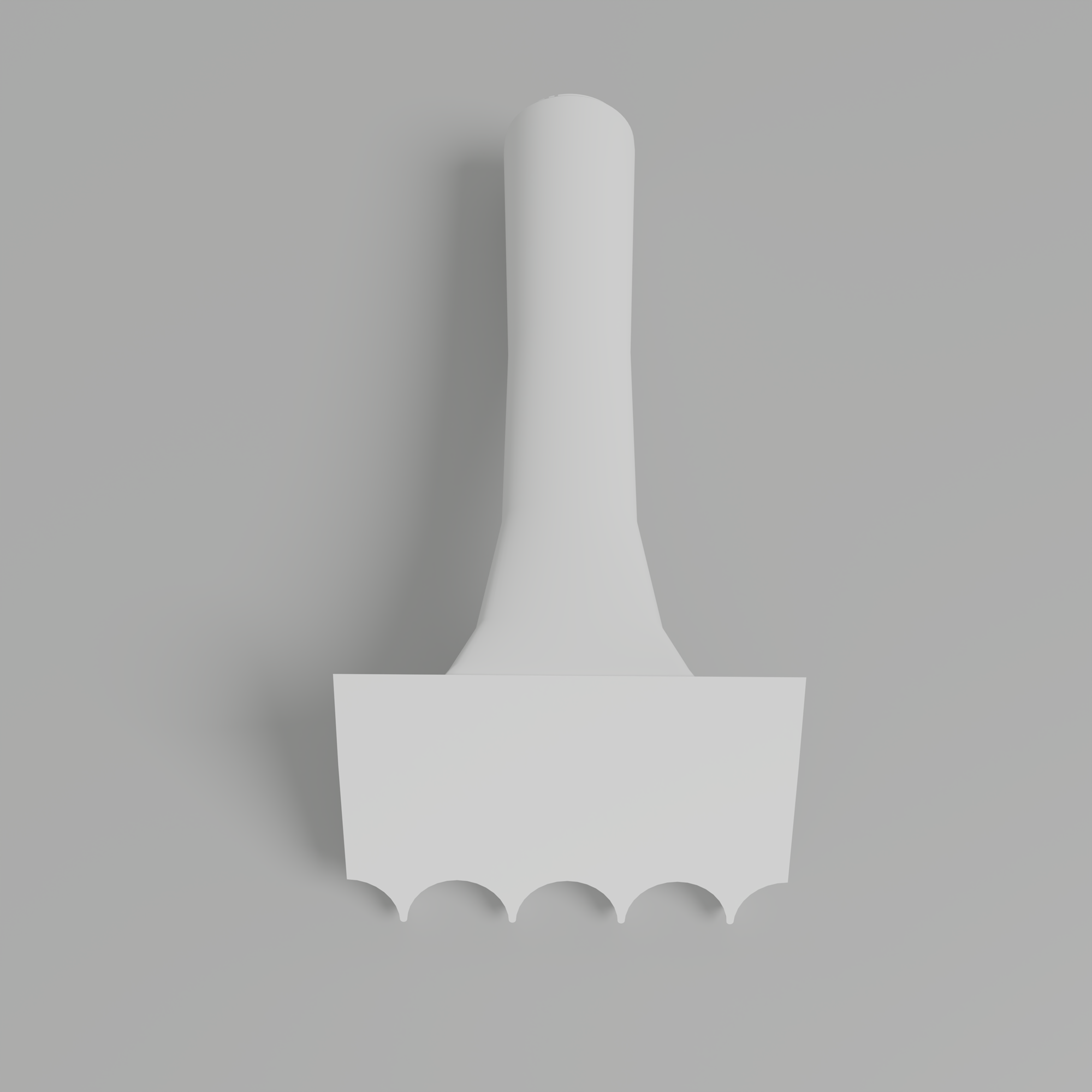Fluted 1” - Edge Trowel 3+1/2