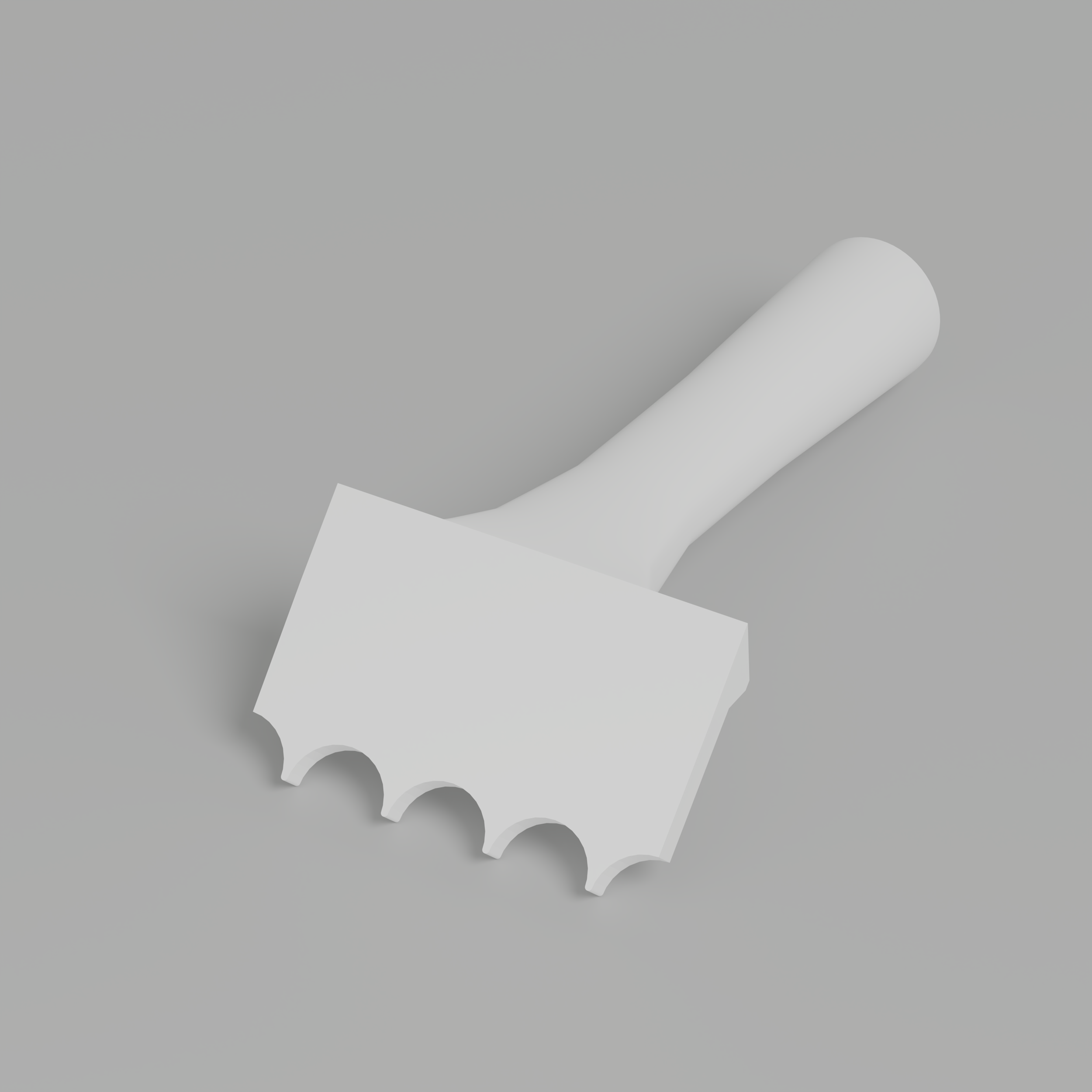Fluted 1” - Edge Trowel 3+1/2