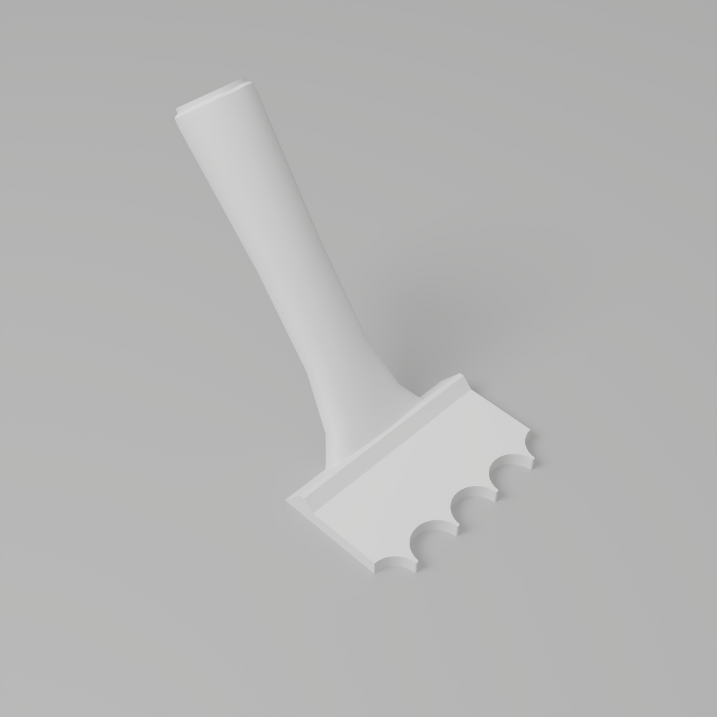 Fluted 1” - Edge Trowel 3+1/2