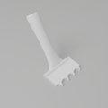 Fluted 1” - Edge Trowel 3+1/2