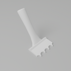 Fluted 1” - Edge Trowel 3+1/2