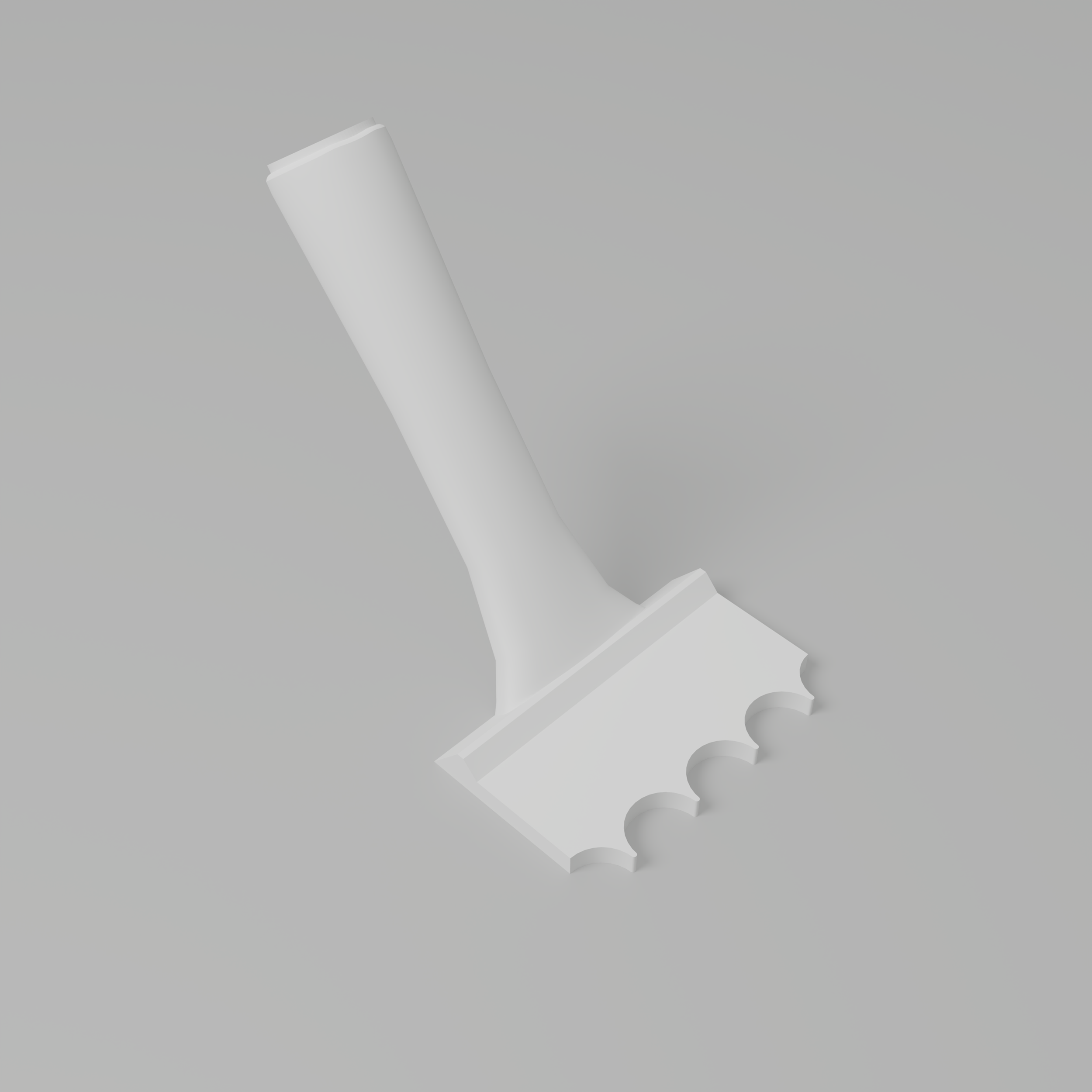 Fluted 1” - Edge Trowel 3+1/2