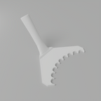 Fluted 1" – Outer Rounded Corner Trowel