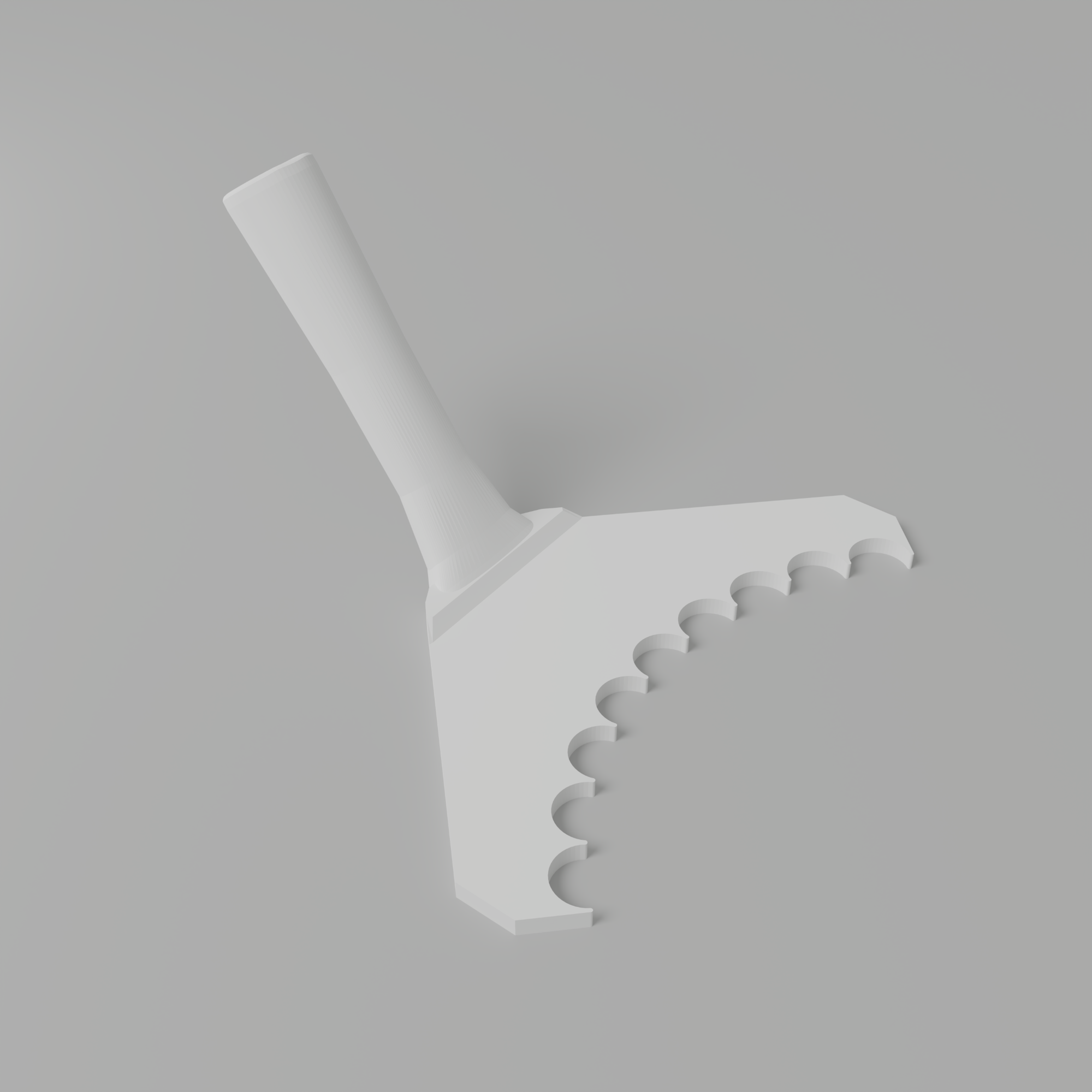 Fluted 1" – Outer Rounded Corner Trowel
